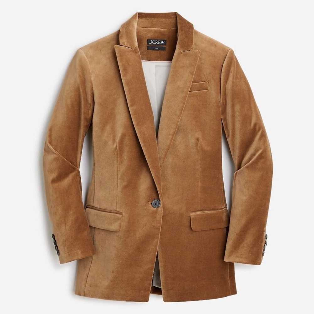 J.CREW Velvet Blazer Jacket New With Tag